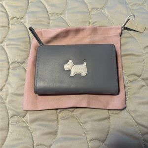 Radley Gray Wallet with Dog Motif
